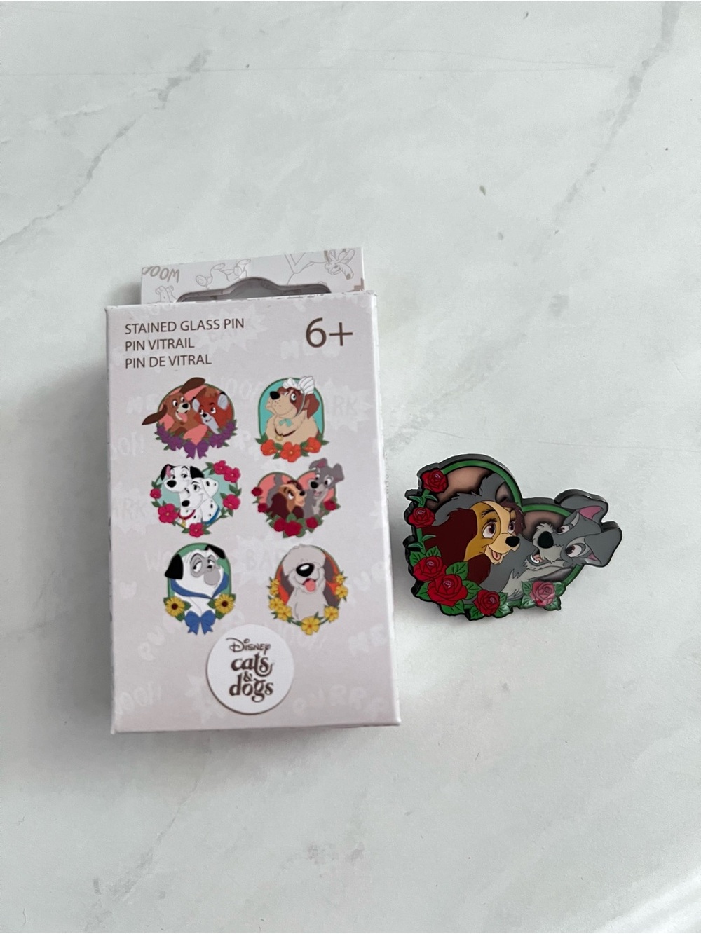 Loungefly Disney Dogs Floral Blind Box Enamel Pin